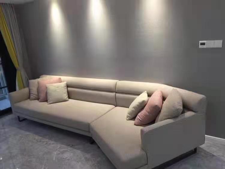 长沙沙发款式定制 会客布艺沙会 弧形沙发厂家供应