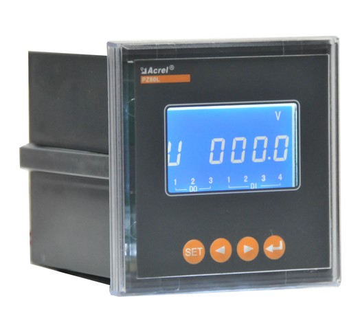 单相交流监测仪表电压表安科瑞PZ80L-AV 厂家定制单相电压监测仪表规格齐全