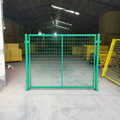 车间隔离网摊位隔离围挡移动防护栏自动折叠门可定制