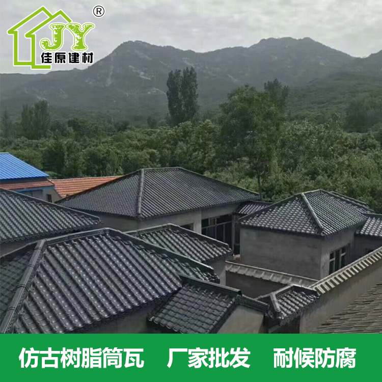 琉璃复古筒瓦，古建装饰筒瓦，凉亭园林筒瓦厂家供应