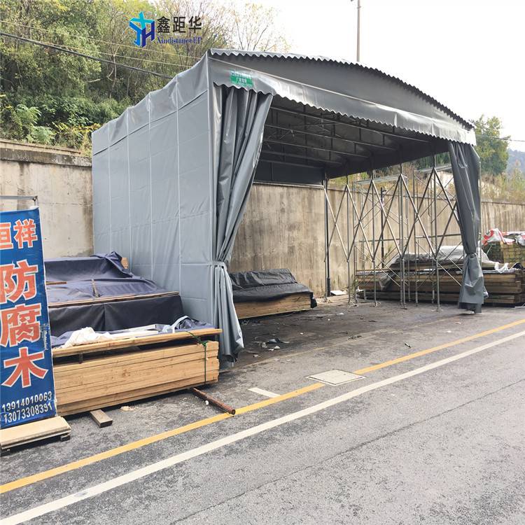 厂房悬空篷移动推拉蓬-江西宜春雨棚产地