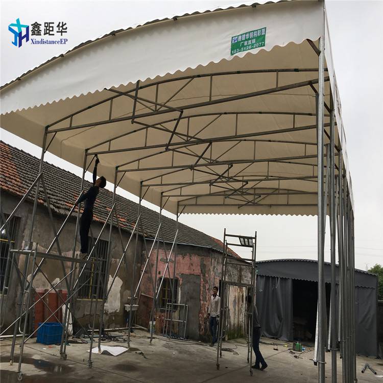 厂房悬空篷移动推拉蓬-江西宜春雨棚产地