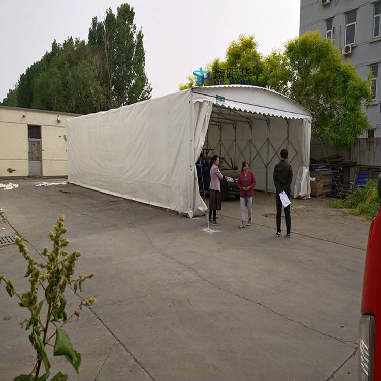 四川巴中楼顶电动篷大型可移动雨棚【直接厂家】