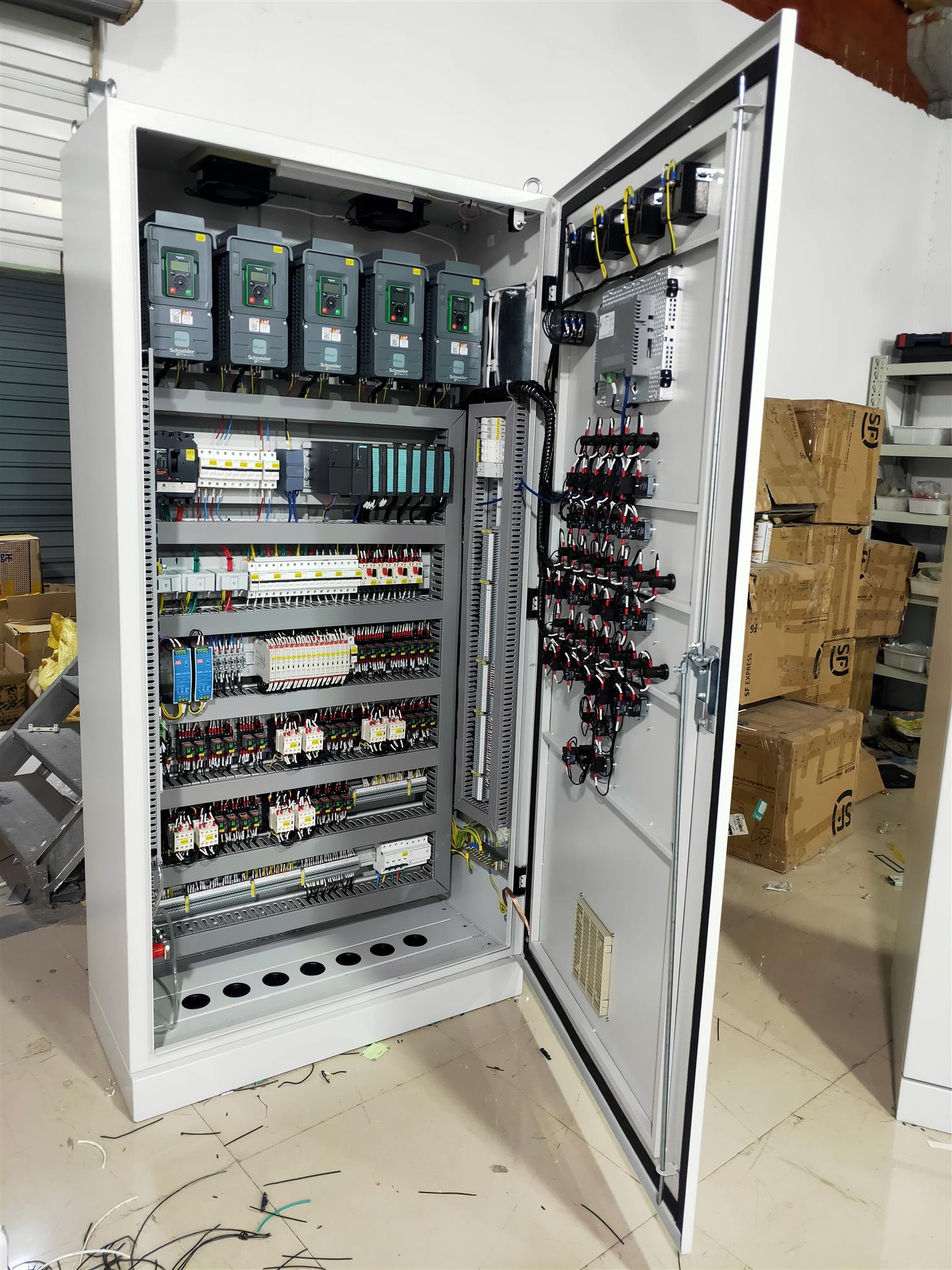 电源控制柜 plc电气控制柜厂家 按需定制