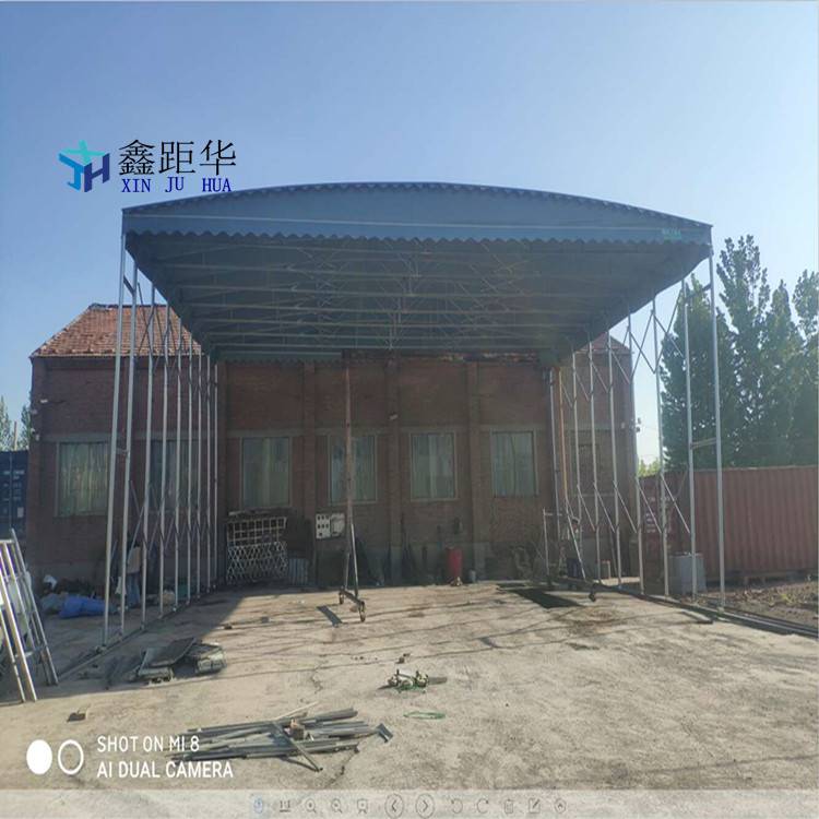 移动施工雨棚 室外伸缩雨棚 生产厂家 江苏常州
