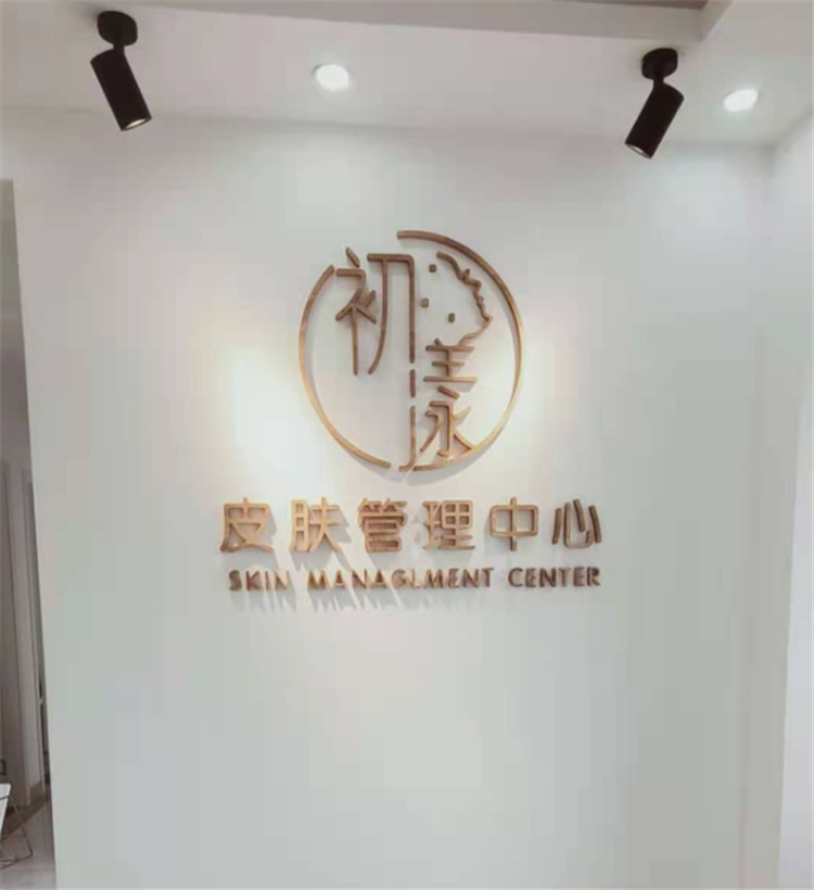 公司形象墙设计图_前台logo制作