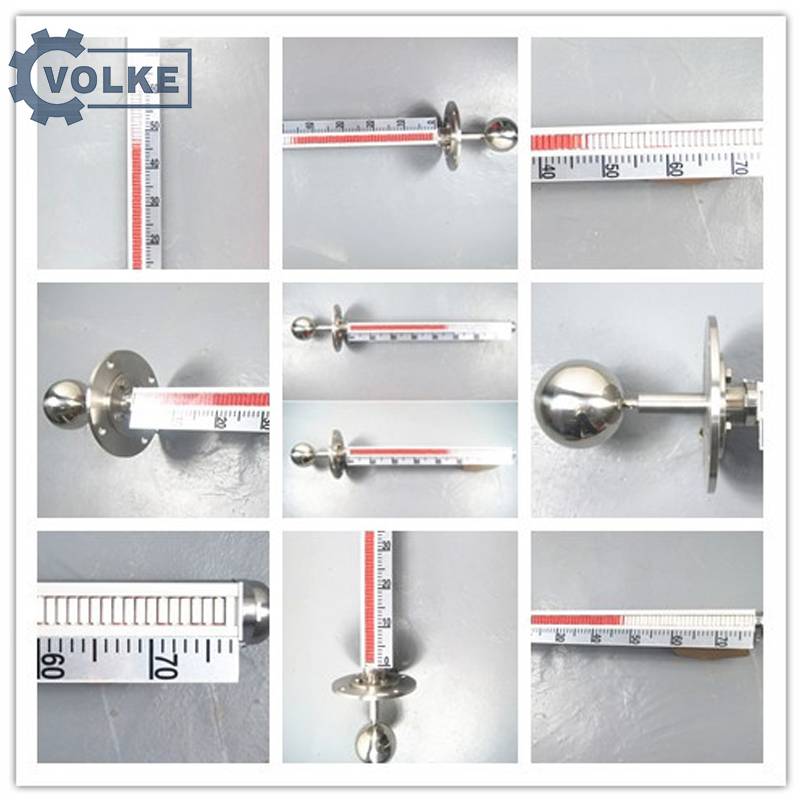VOLKE磁翻板远传液位计 304不锈钢锅炉水位计油位计 磁性浮子液位计
