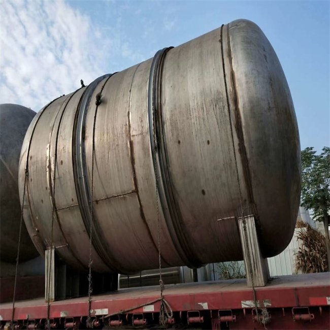 濟寧100噸不銹鋼儲存罐轉讓 便于清潔