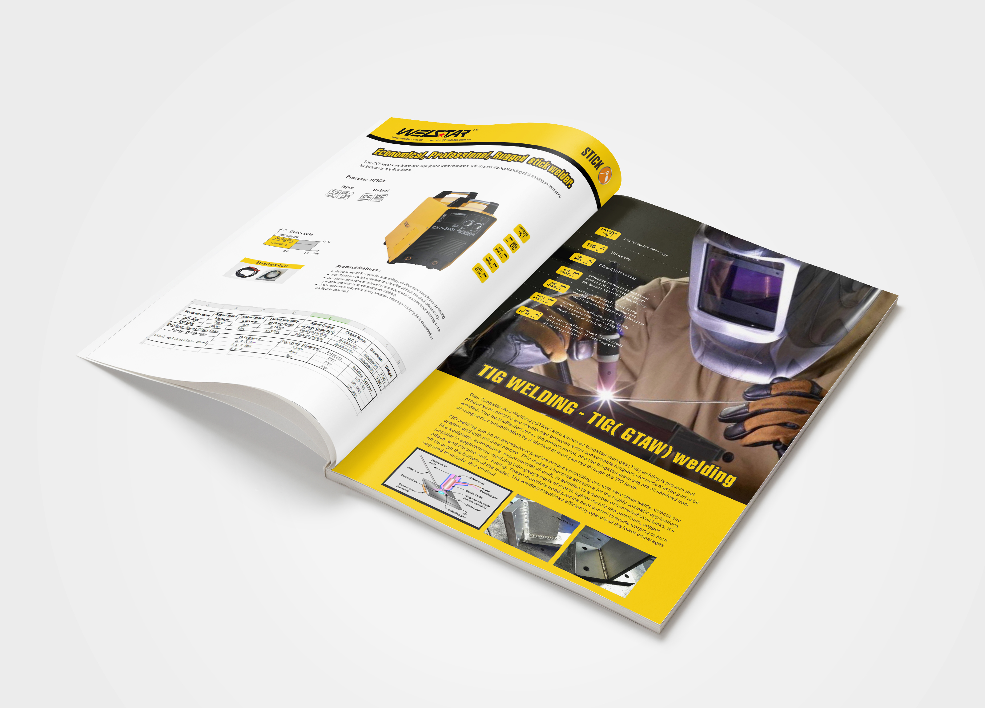 深圳焊机画册设计印刷 宝安电焊机宣传册设计 包装设计
