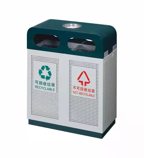 废物箱 表面光洁度高 承德可移动垃圾桶设计