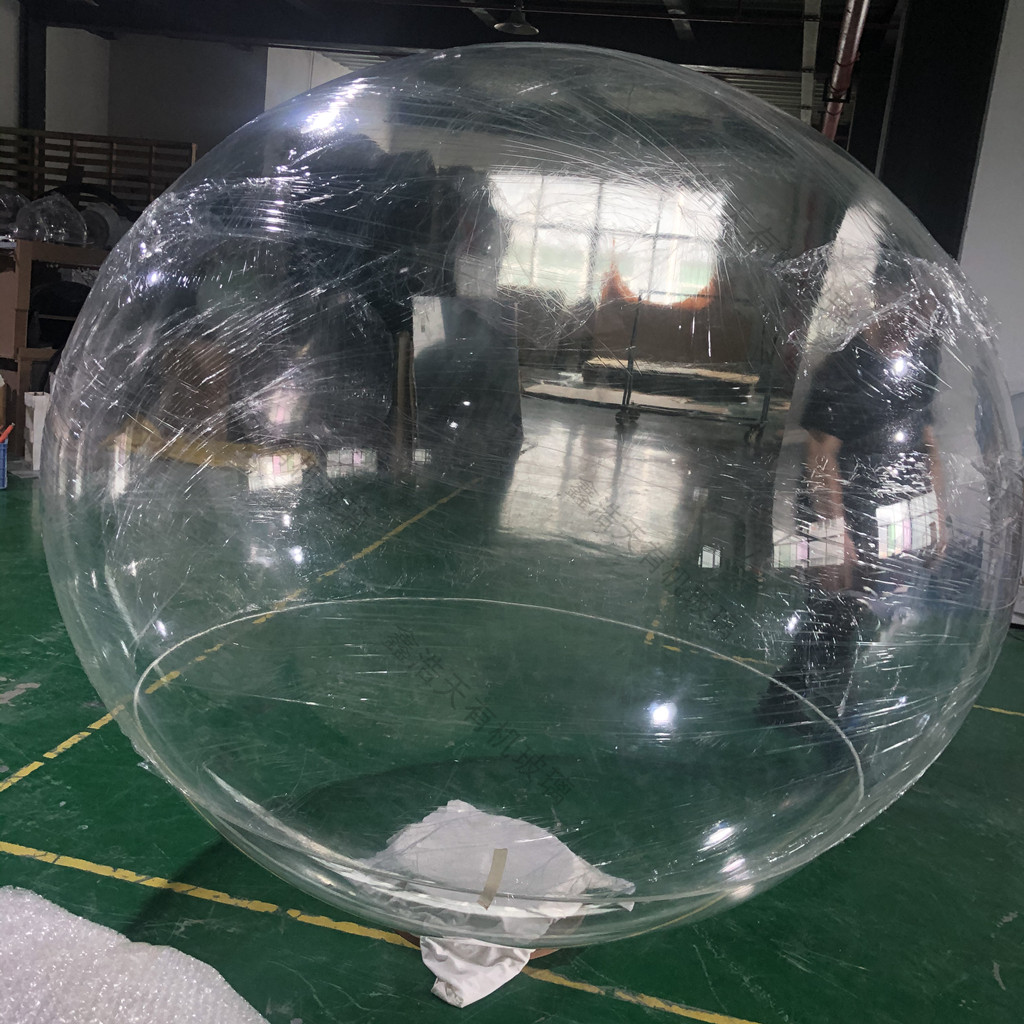 大型水晶透明亚克力塑料空心婚庆圣诞拍摄道具球4分之1拼接圆球