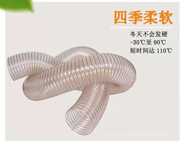 pu钢丝软管与PVC钢丝软管区别pu软管厂家