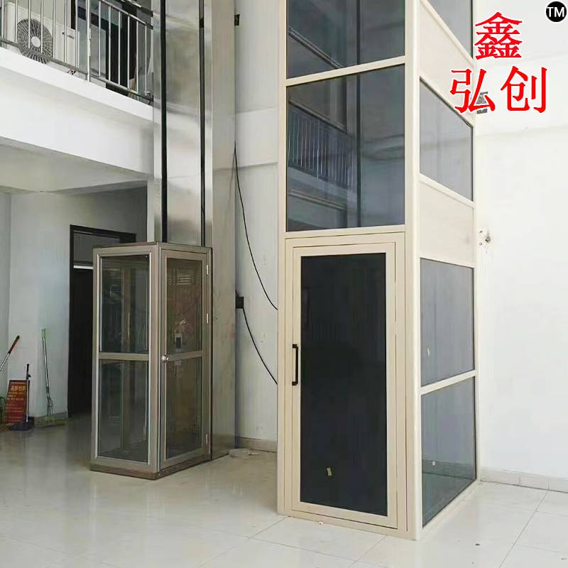 定制CJR-500公斤2层家用别墅电梯3层阁楼升降机 老人电梯