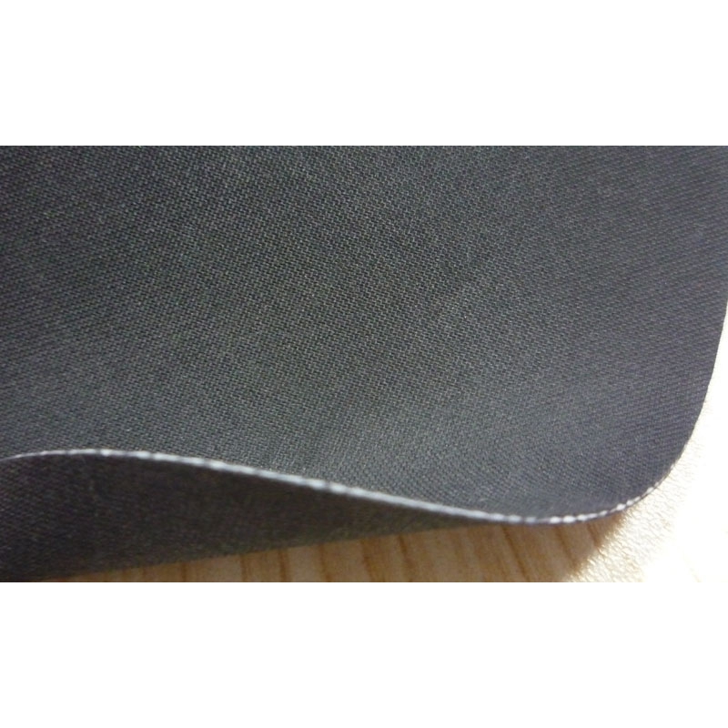 1毫米黑色海帕隆橡胶夹网布用于雪套底部踩脚织带
