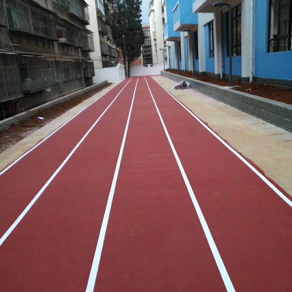 南京学校彩色陶瓷防滑路面工程