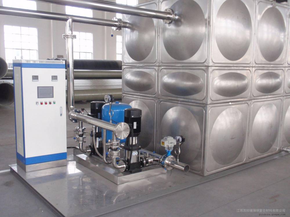 全国发货箱式无负压变频供水设备 上海江洋 不锈钢保温水箱定制