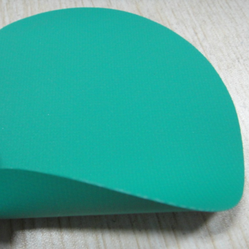 耐酸碱1级绿色PVC夹网布防化服面料