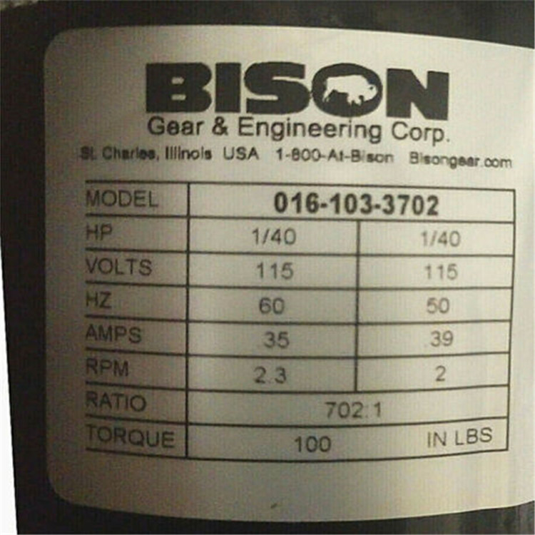 BISON GEAR	011-175-1369 无极变速器 好品质