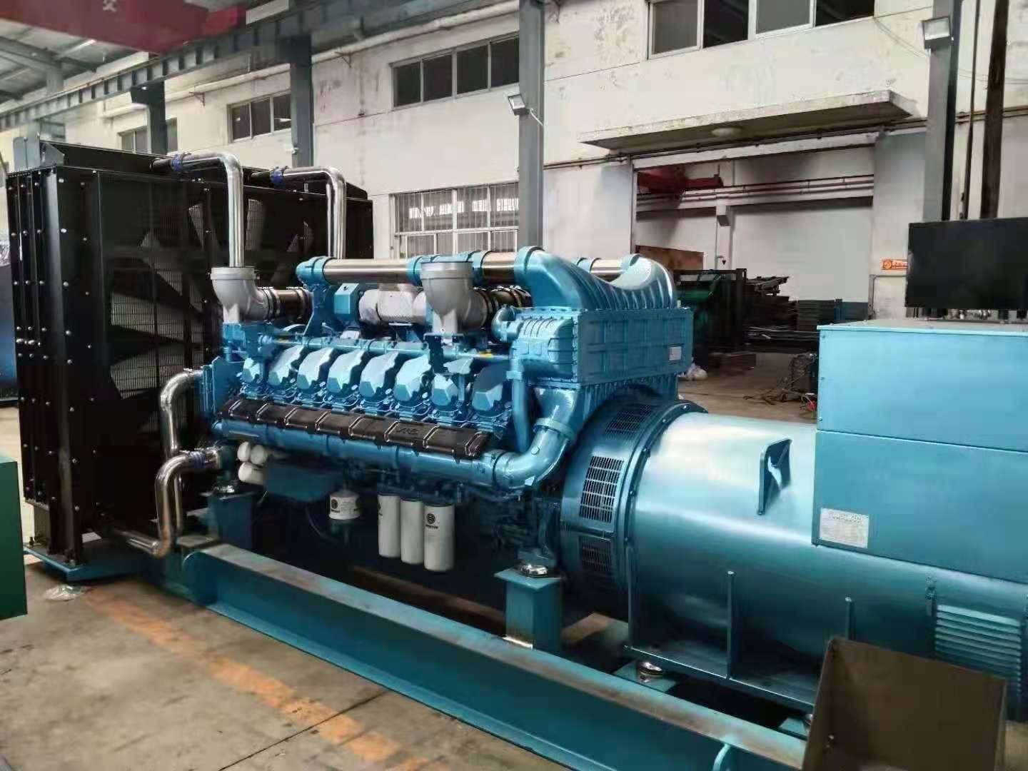 奔马新能源1500KW潍柴系列发电机组 上海斯坦福纯铜无刷电机