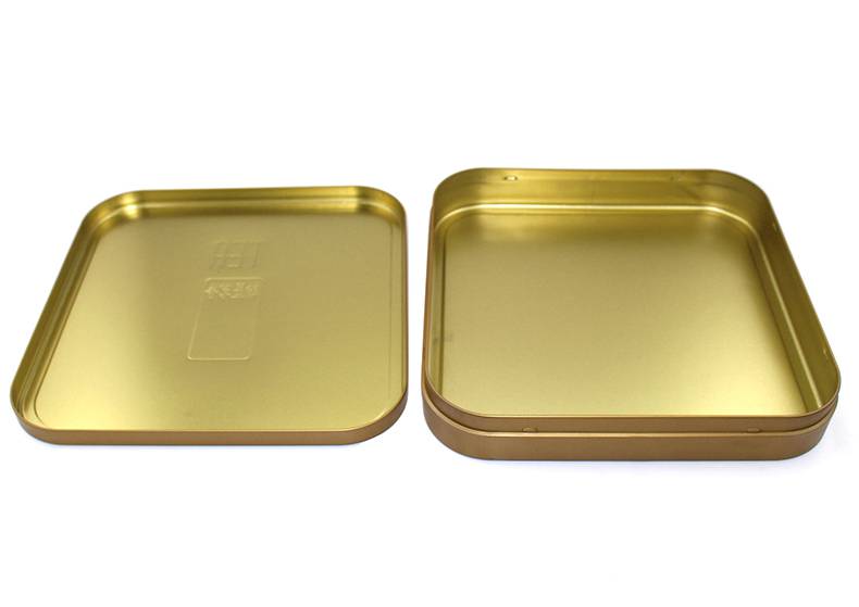 马口铁盒 厂家定制 长方形咖啡铁罐 食品包装盒 双层盖茶包盒 金属盒