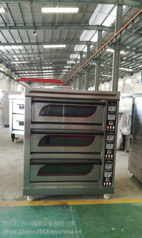 厂家供应 三层烘焙烤炉 电热层式烘炉 热风循环烘炉 面包烘焙设备