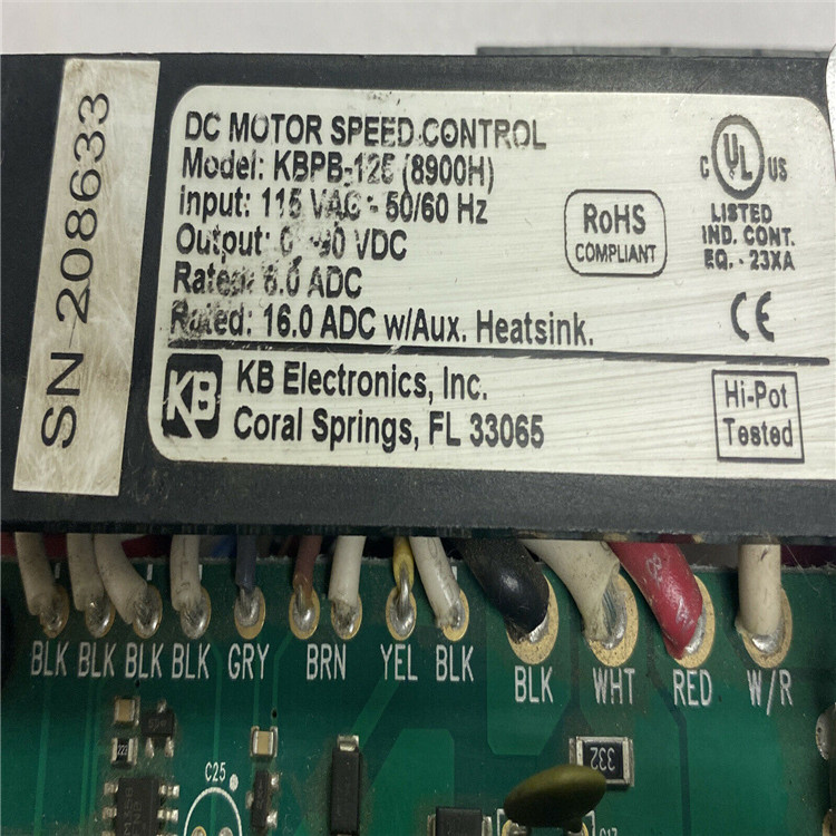 KB Electronics	KBVF-22D 电机调速仪