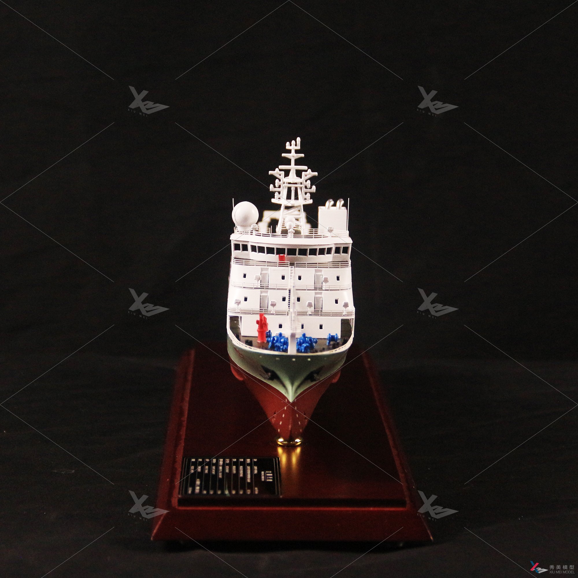 上海秀美模型科学考察船“实验6”号船舶模型