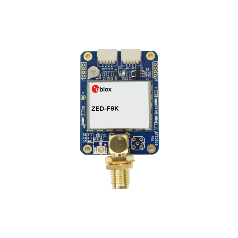 RTK差分厘米级GNSS惯导航模块GPS/BDS/GLONASS/Galileo ZED-F9K测试板卡