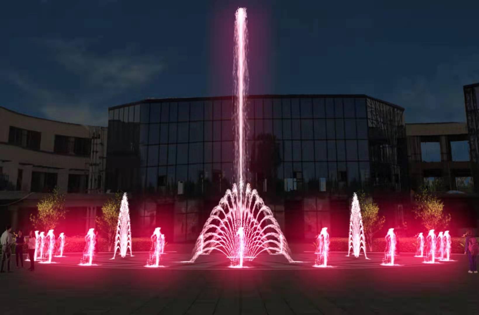 音乐喷泉工程 广场音乐喷泉 厂家定制 造型多变
