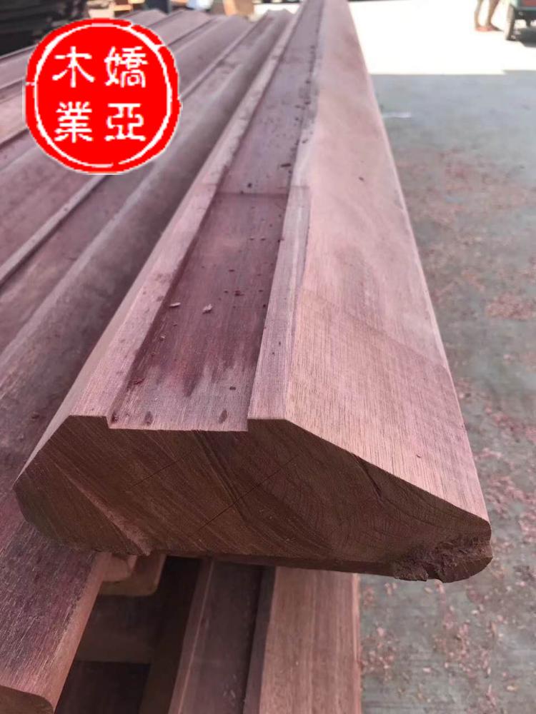 上海进口防腐木厂家，娇亚木业红梢木阳台地板