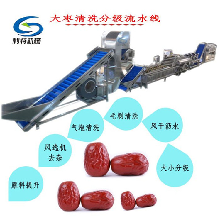 小型红枣加工设备 自动化 全自动红枣加工机械厂商