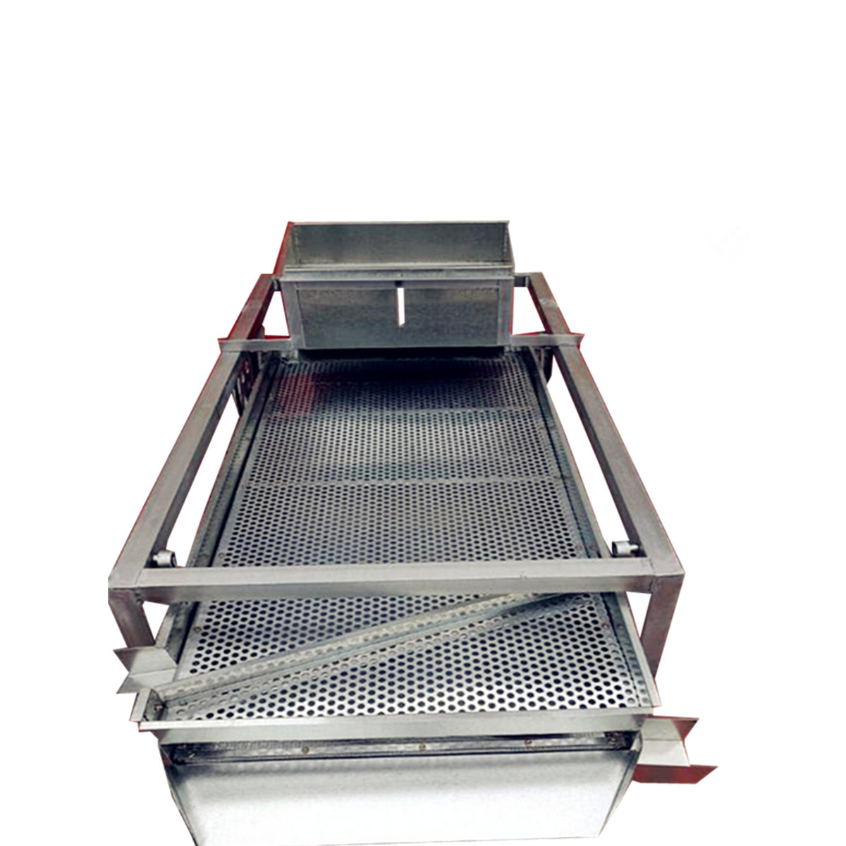 供应电动直线振动筛 小型种子小麦筛选机 分级筛选机