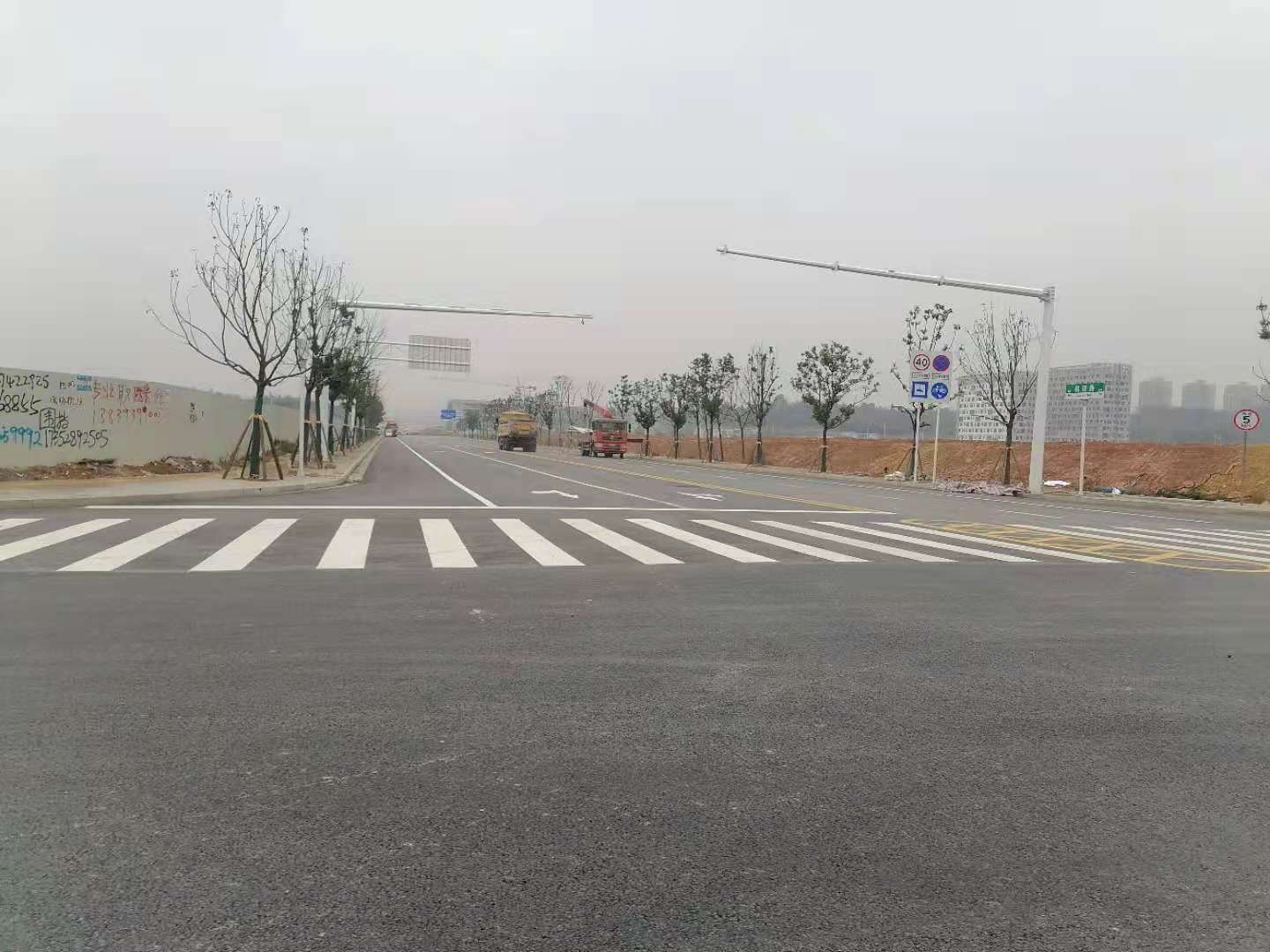桂阳停车场道路划线公司