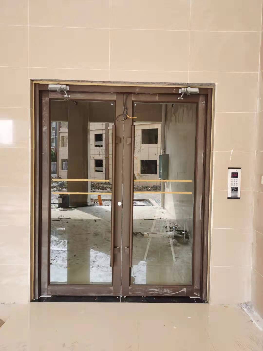 欢迎来电咨询 铝艺单扇大门型材门