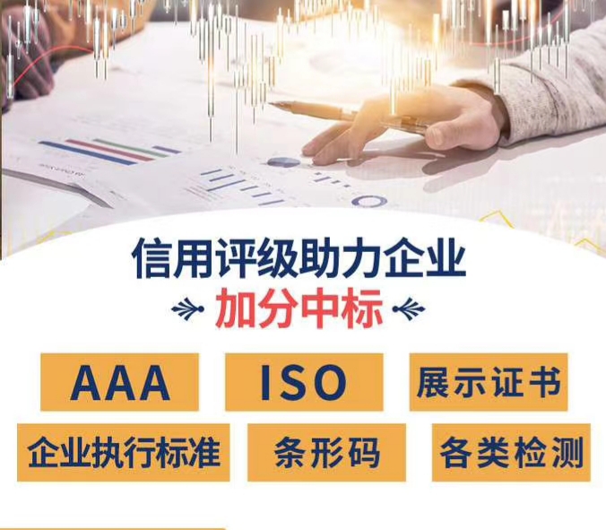 陇南aaa认证 国家综合信用评估中心 办理流程