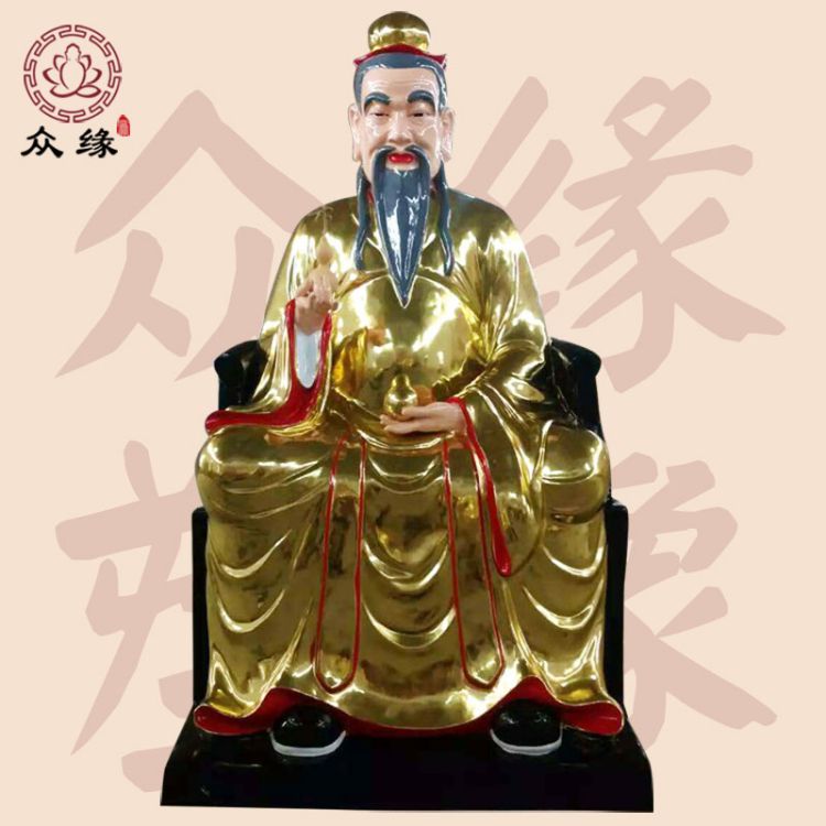 云南銅雕藥王爺佛像