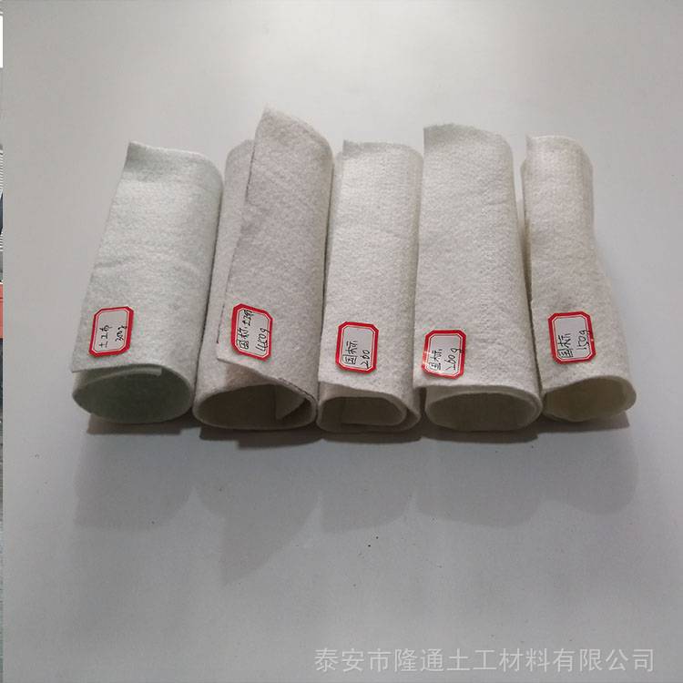 广西土工布 公路铁路路基养护涤纶短丝土工布