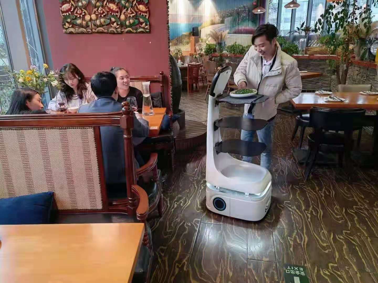 梧州送餐机器人租赁