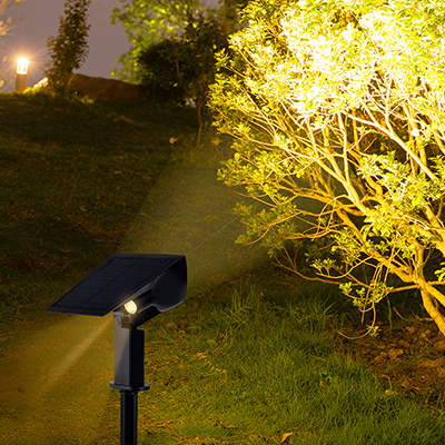 太阳能灯壁灯草坪户外庭院灯花园灯草地灯LED投射灯四两信息
