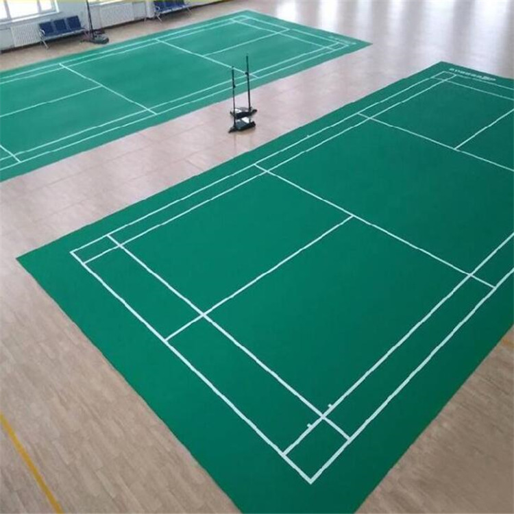 乒乓球pvc塑胶运动地板 室外篮球场运动地胶 安装