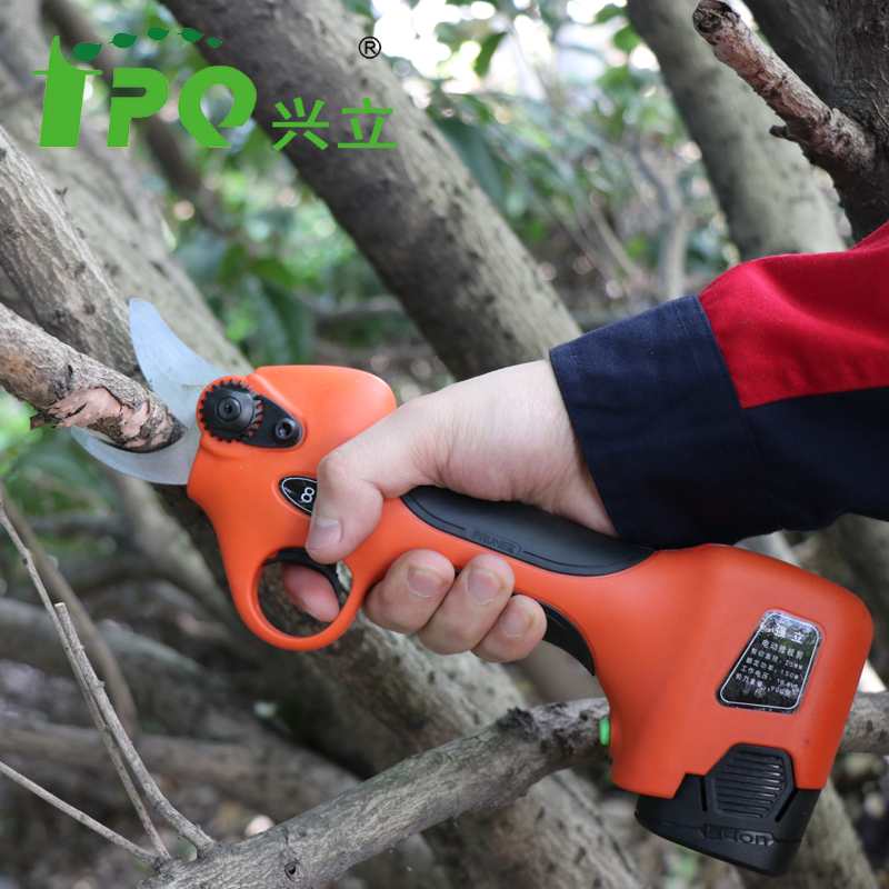进口高效率大口径电动剪刀果树修剪园艺绿化锂电池修枝剪