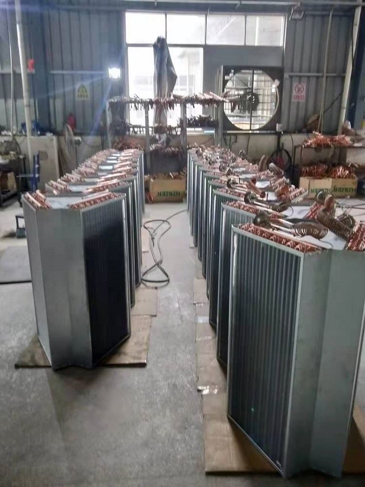 风冷冷凝器四电机压缩机组海鲜机蒸发器散热器冷库制冷设备
