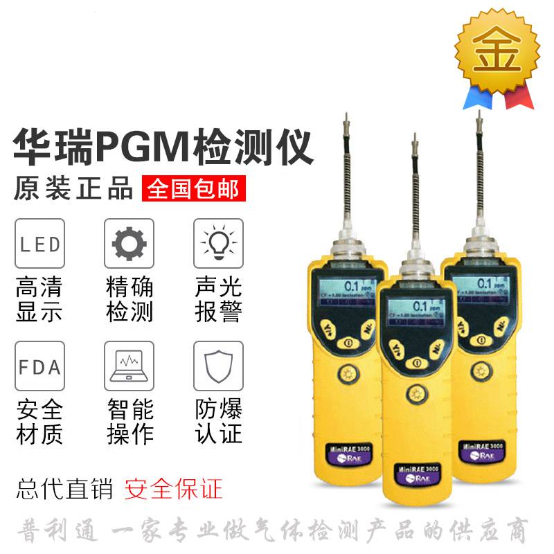 华瑞REA PGM-1600有毒有害气体检测仪可燃一氧化碳硫化氢氧气浓度含量分析仪报警器