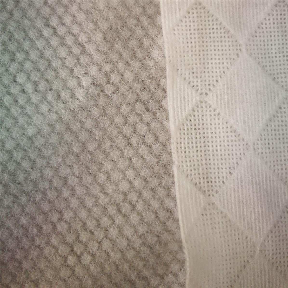 水刺布 **细纤维竹纤维水刺无纺布厂商 竹纤维珍珠纹湿巾布