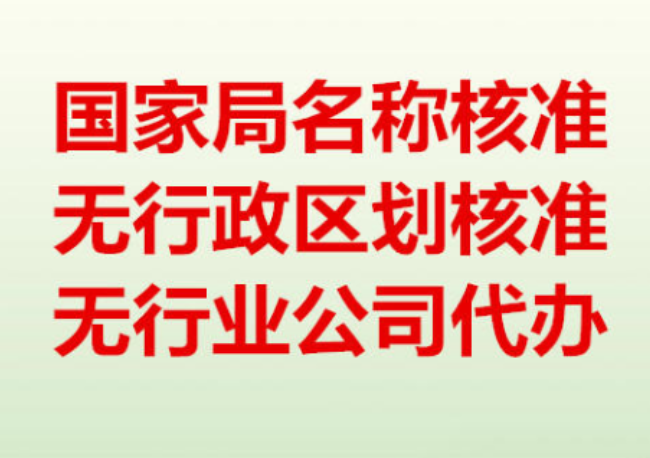 北京朝阳申请国家局核名一站式服务