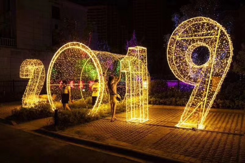 上海灯光展模型流星雨灯定制欢迎来电咨询