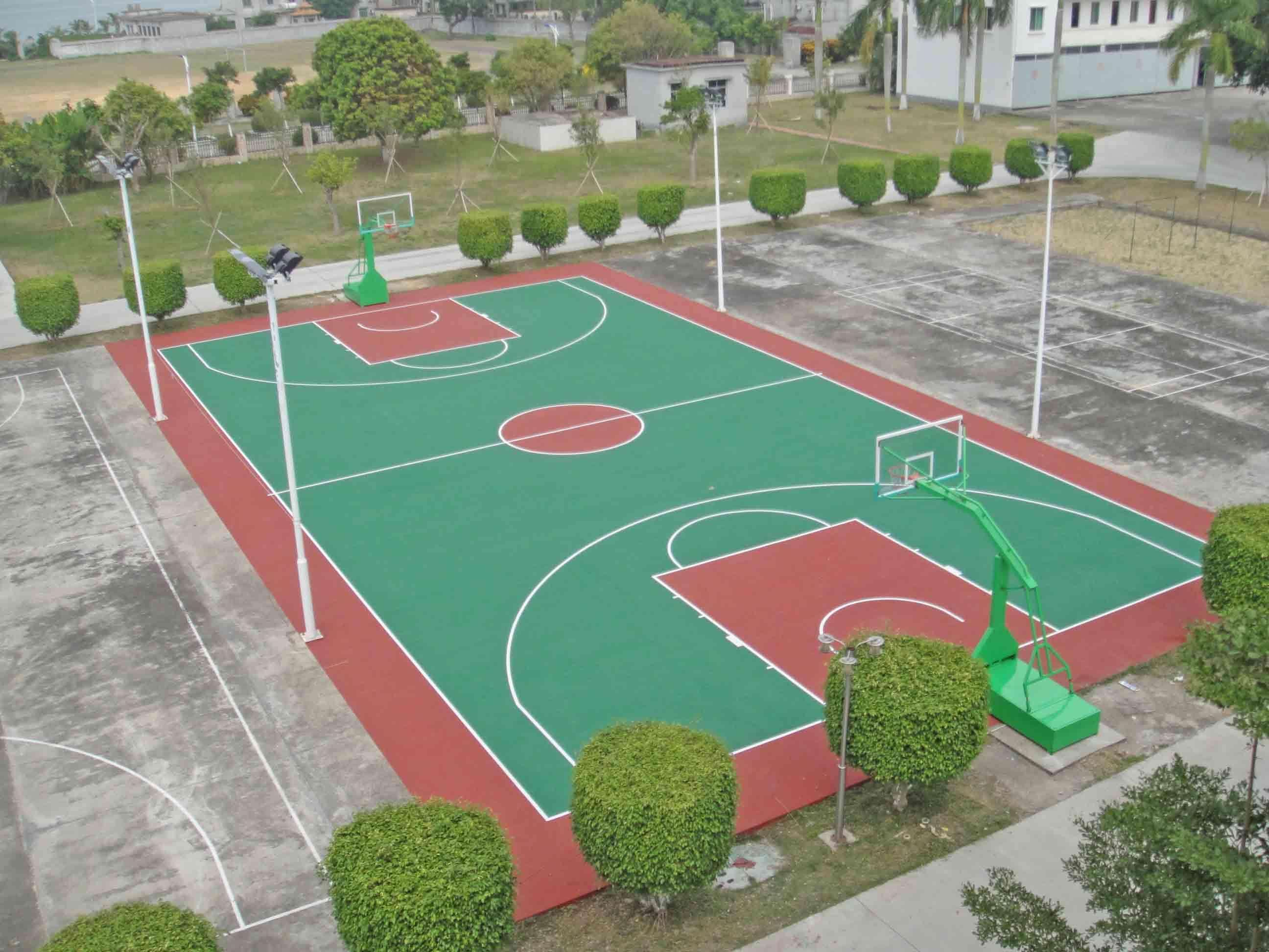 阜阳篮球体育场地施工方案