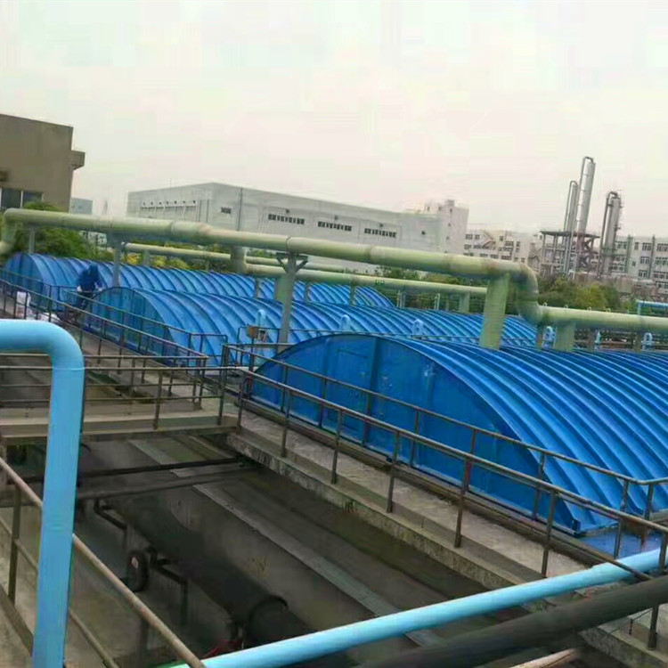 玻璃钢弧形盖板-耐腐蚀耐酸碱-萍乡玻璃钢污水池盖板生产厂家