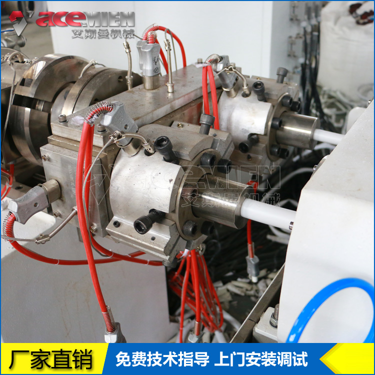 PVC排水管一模双出生产线 50-110PVC给水管挤出生产设备