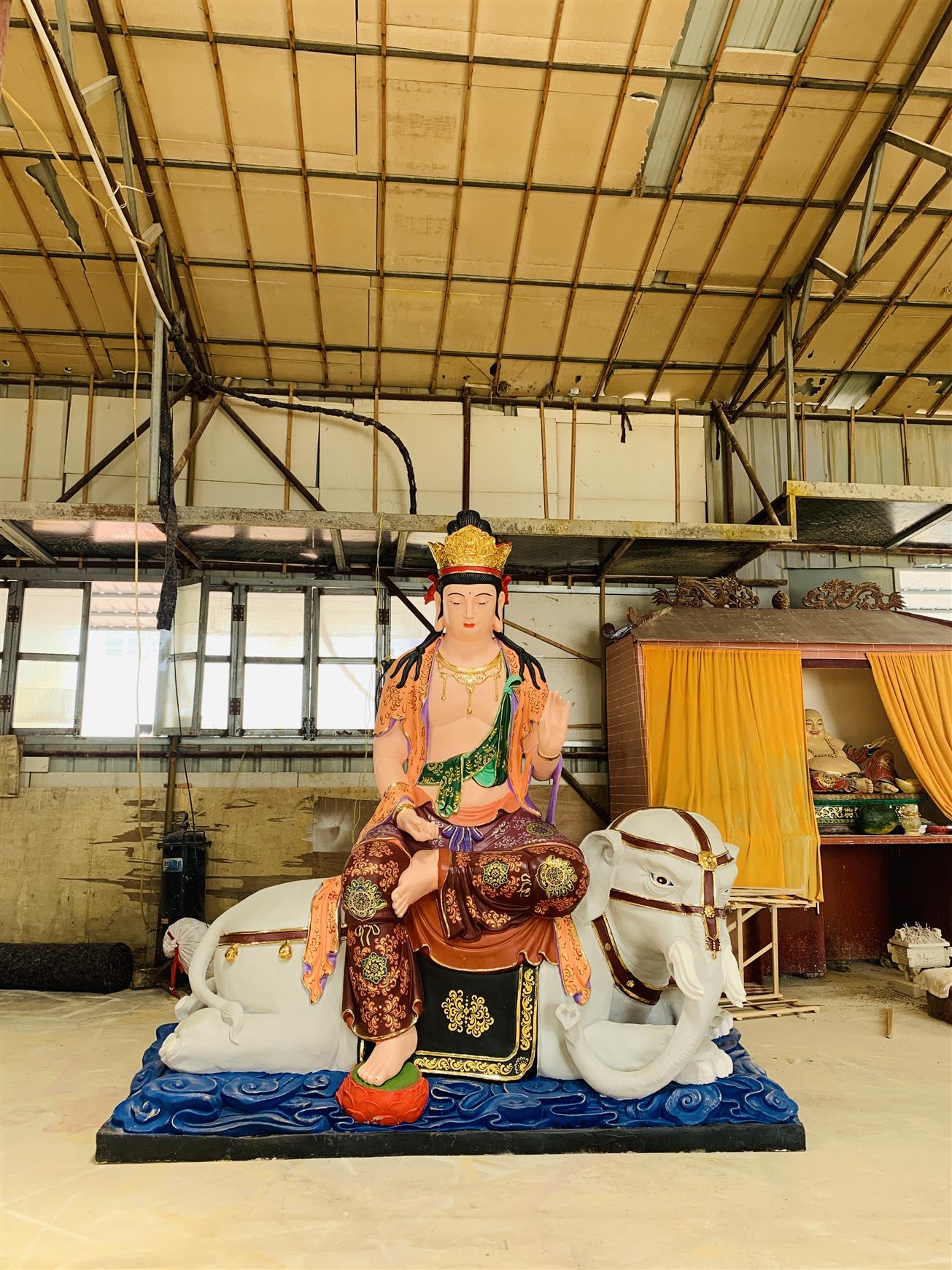 西安玻璃钢文殊菩萨佛像厂家 地藏菩萨佛像